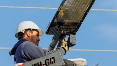 Maipú acelera la reconversión a LED y ya instaló casi 28 mil luminarias en todo el departamento