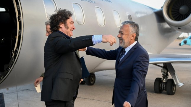 Alfredo Cornejo es uno de los 10 gobernadores que viaja con Javier Milei a EE.UU.